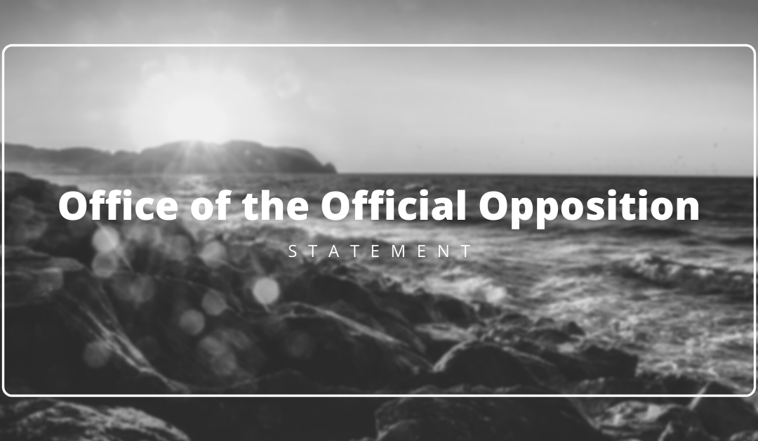 Official Opposition Statement on the passing of Nancy Guptill