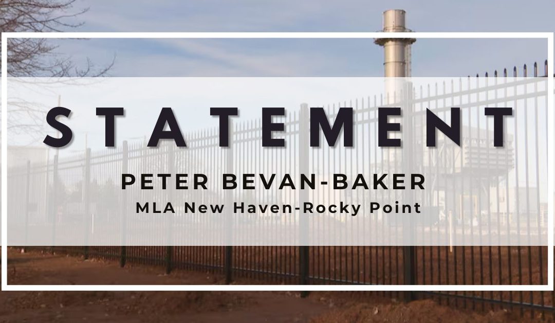 Statement from Peter Bevan-Baker on Maritime Electric’s Half Billion Dollar Investment and the Impact on Island Ratepayers and Our Climate Goals